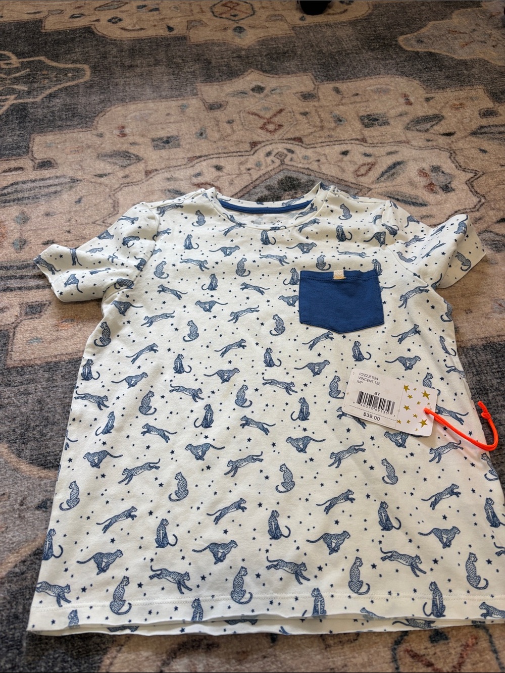 NWT. EGG New York. Cheetah size 8